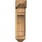 Ekena Millwork Merced Arts and Crafts Rough Sawn Bracket w/ Offset Brace, Western Red Cedar, 6"W x 16"D x 24"H BKT0604X16X24MRC03RWR - alternate 3